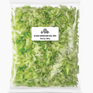 Alface Cortada e Higienizada 800g (pacote)
