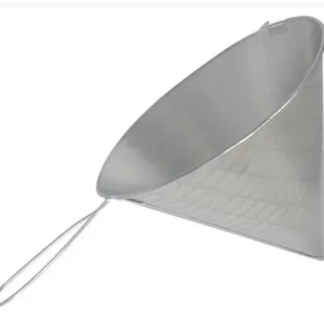 peneira cônica de inox para filtrar óleo (unidade)